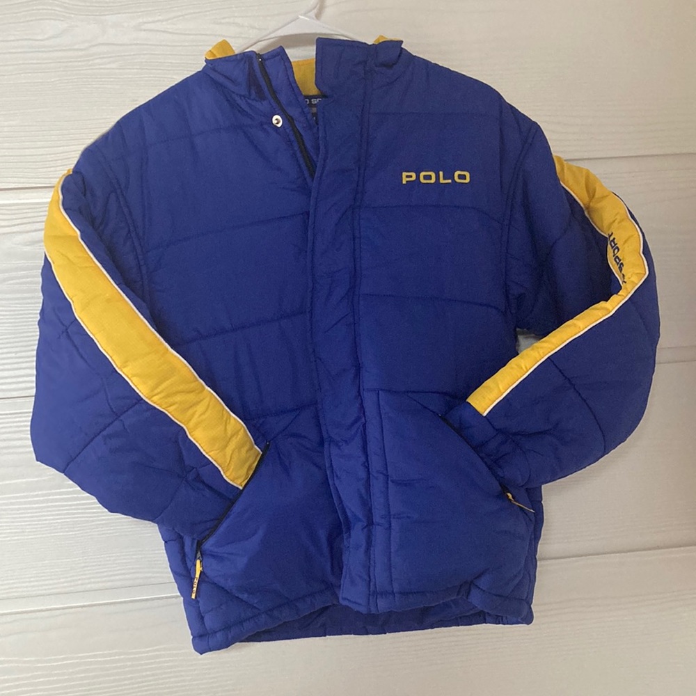 Ralph Lauren Polo Sport Jacket POLO Puffer Jacket Youth Kids Size M P…